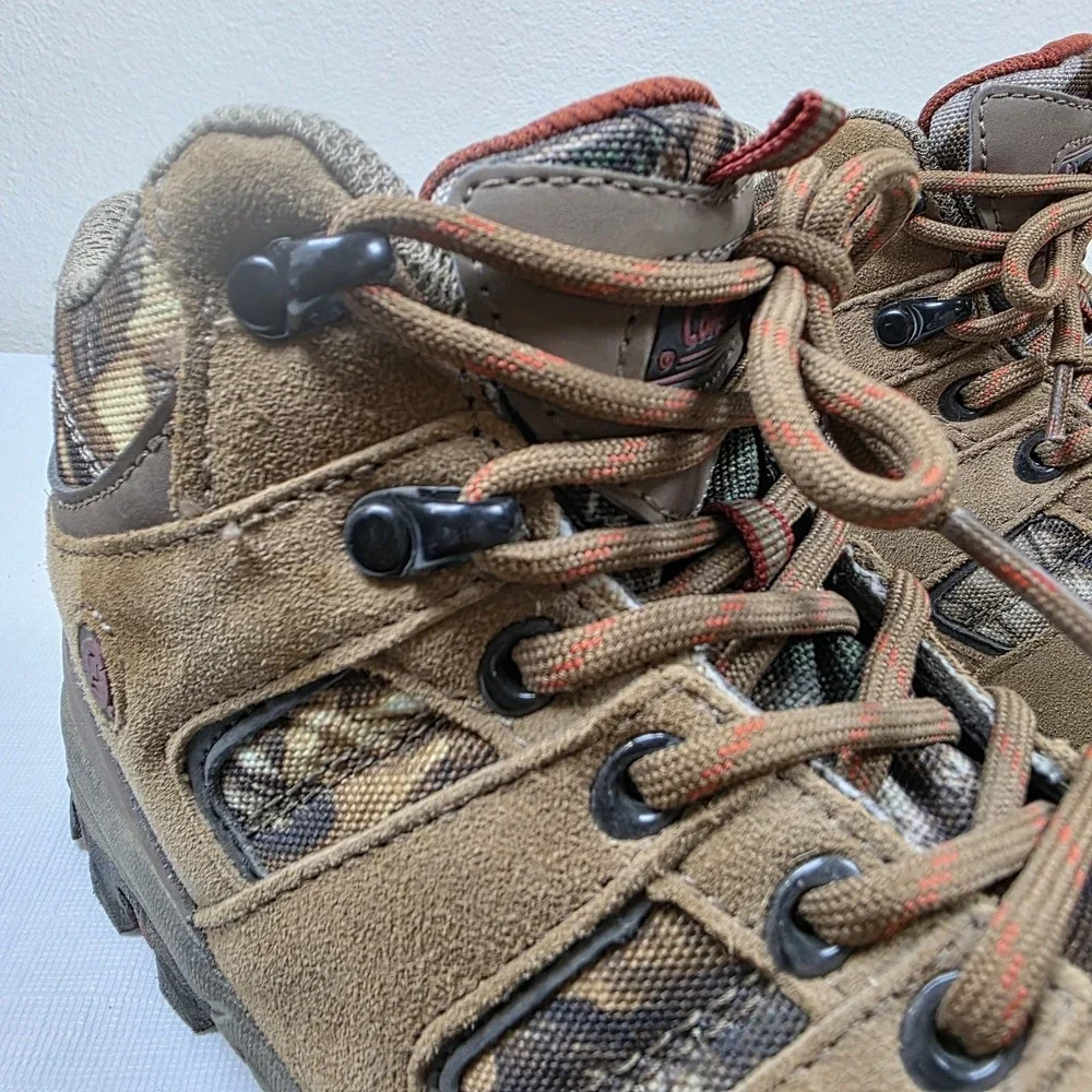 Coleman Griz Jr. Hiker Outdoor‎ Shoes Kids Boys 4M Brown Leather/Camo Gorpcore